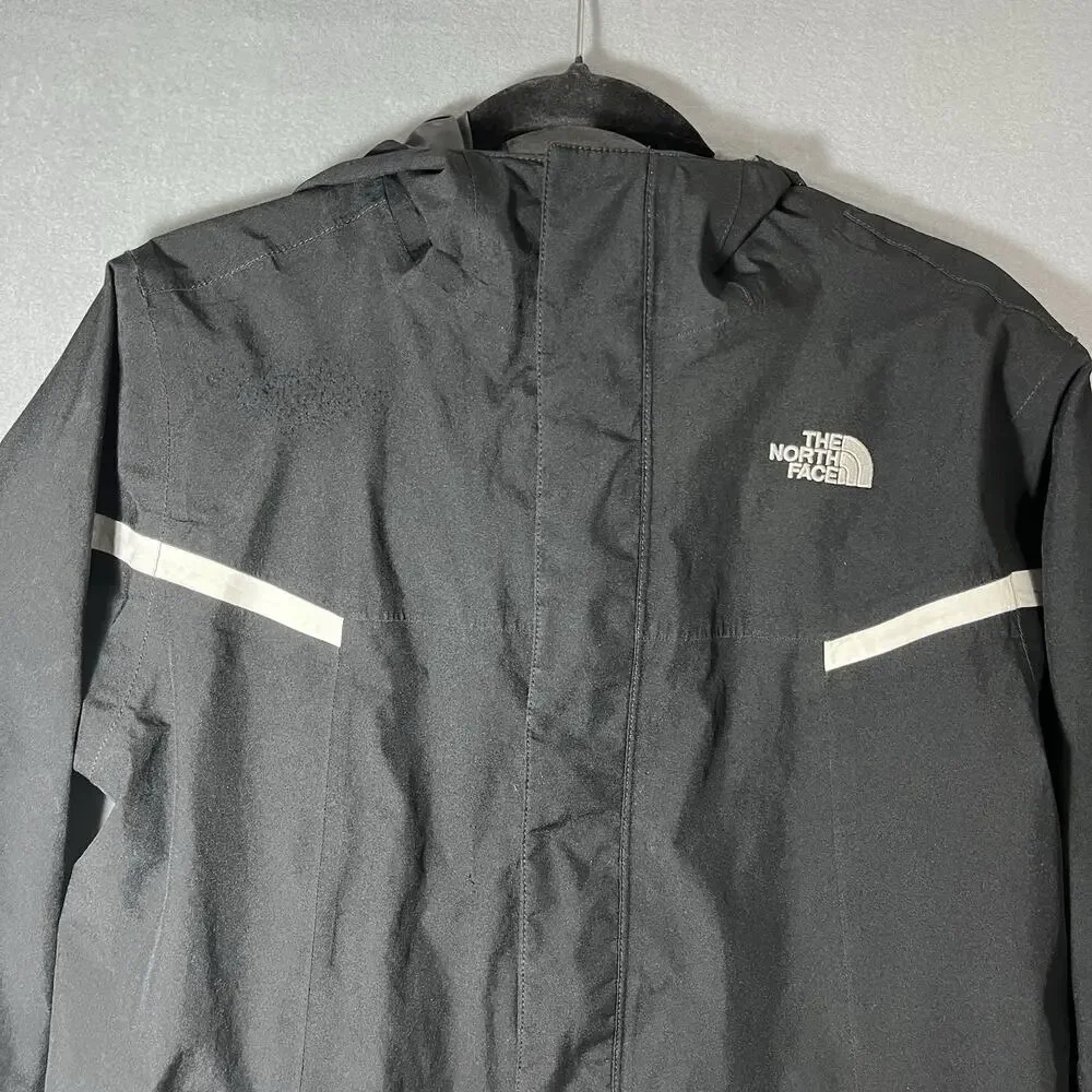 North Face Hyvent Jacket Boys XL 18/20 Black, Mesh Lined, Hood, Full Zip‎ 3 In 1
